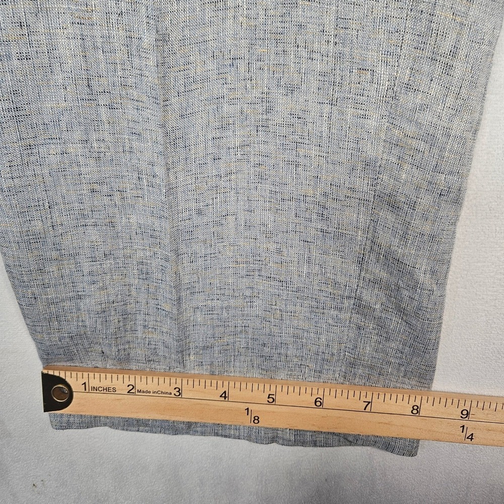 John Varvatos Pants Men's 38 NWT 100% Linen Dusted Blue P293Z2-ECMA $498 Preppy - Picture 8 of 15